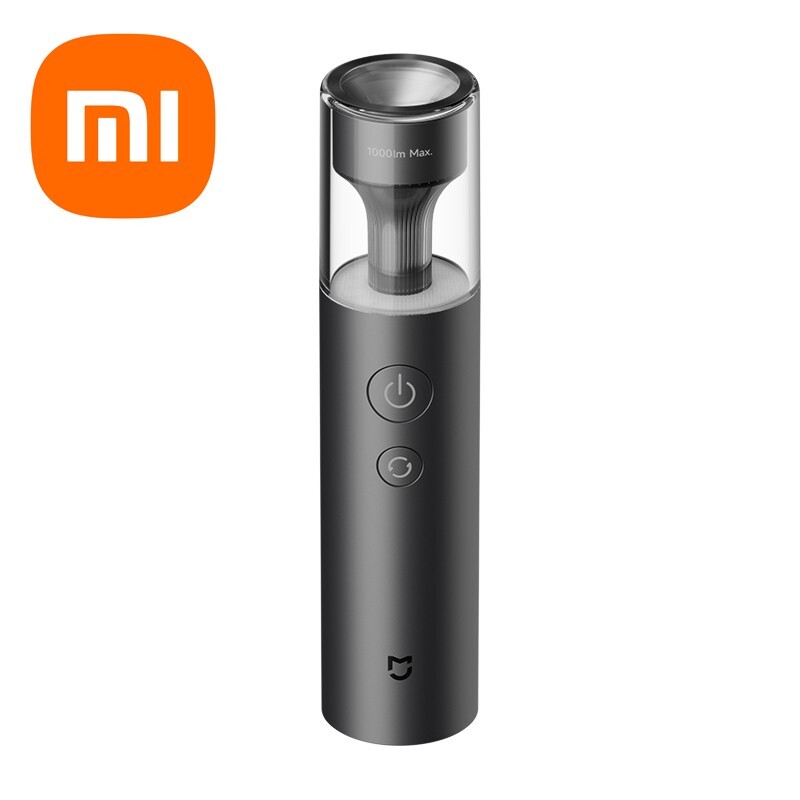 Xiaomi Multi-functional Portable Torch LED Flashlight 125g 3100mAh IP65 Black-image