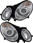 For 2003-2006 Mercedes Benz E Class Sedan Headlight Halogen Set Pair