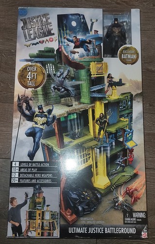 DC Justice League Ultimate Battleground Playset, Exclusive Batman In Box - NEU. - Bild 2 von 12