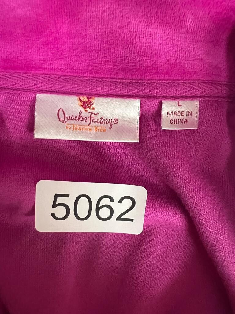 Quaker Factory Vest Top by Jeanne Bice Full Zip P… - image 5
