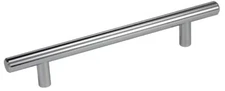 STG Hardware Solid Steel Kitchen Cabinet T-Bar Pull Handle w/ Screws CC:128mm