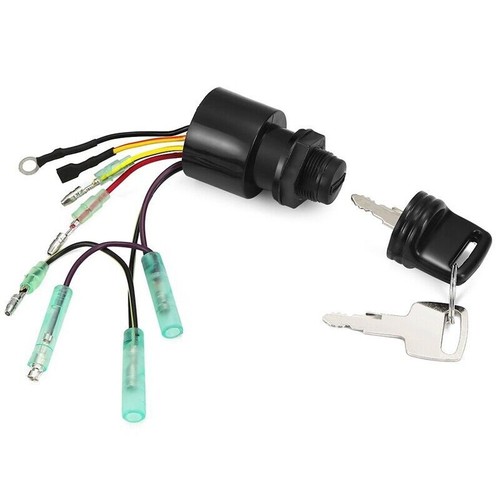 BOAT IGNITION KEY SWITCH FOR MERCURY OUTBOARD CONTROL BOX MOTOR 87-17009A5 NEW