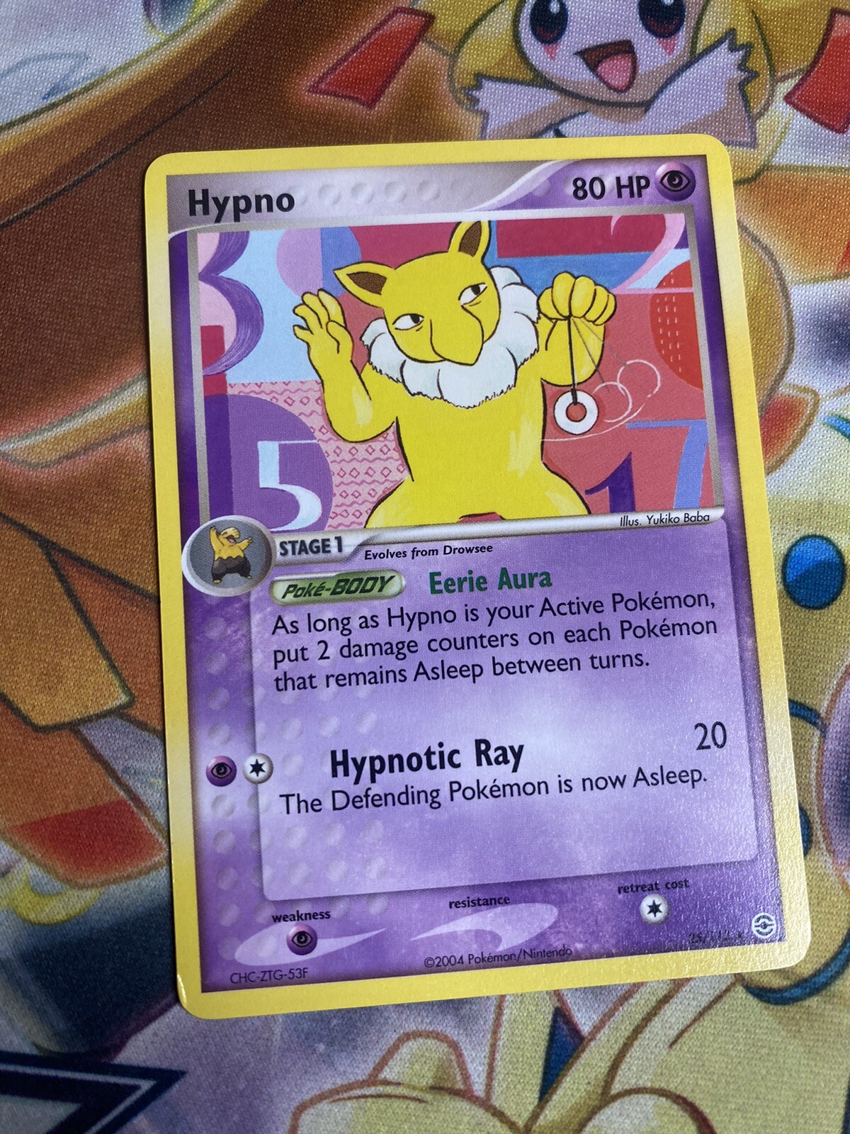 Hypno 25/112 EX Fire Red & Leaf Green Pokemon NM