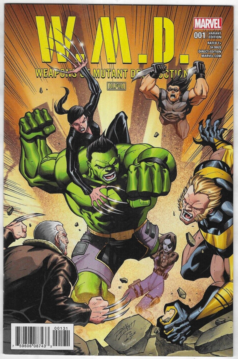 Weapons Of Mutant Destruction Alpha Comic 1 Cover C Variant Ron