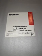 Toshiba Configuration Builder CD Satellite 2100CDS/ CDT W/ Windows 95/98