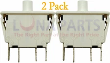 2 Pack Dryer Door Switch for Alliance laundry, Speed Queen, M406103, AP2404268