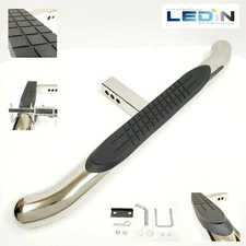 For 2" Receiver Truck Heavy Duty Steel Tow Hitch Step Bar Guard Chrome 36x3" 