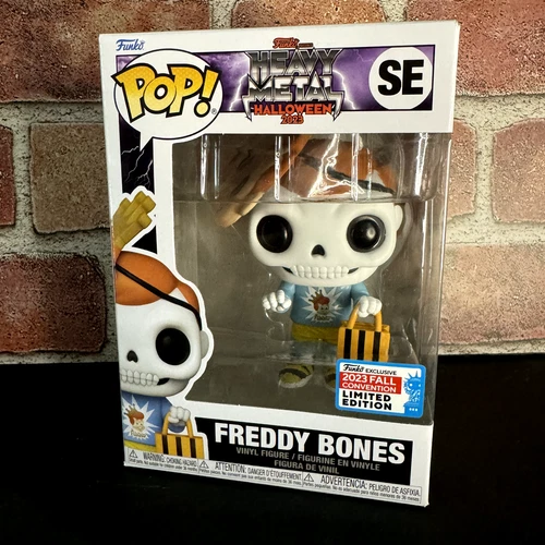 Funko Pop! #SE - Freddy Bones 2023 Fall Convention Exclusive - Heavy Metal NYCC