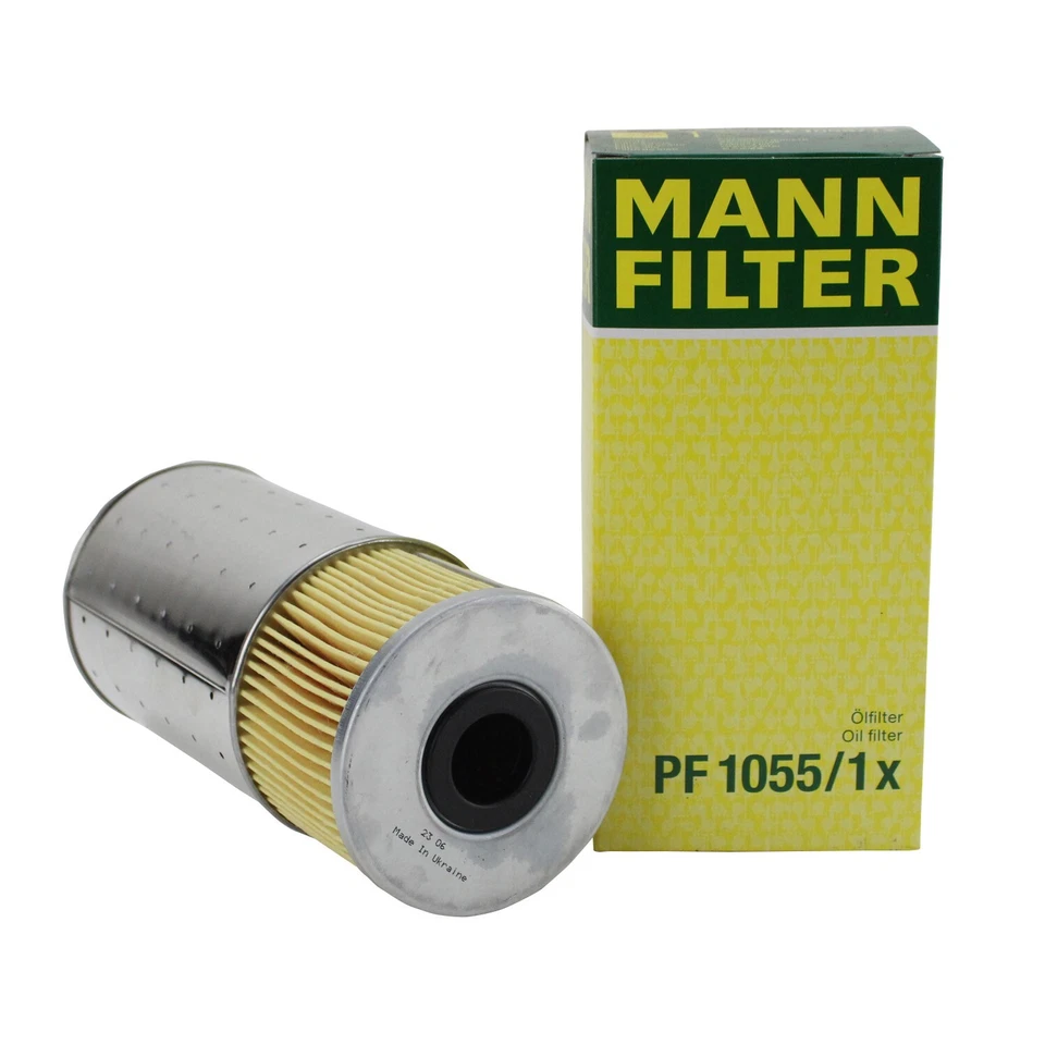 Kit de filtro de aceite de motor para Mercedes W123 W116 240D 300CD 300D 300SD PF10551X Mann Foto 3 de 4