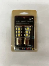 Race Sport RS-1156-W-5050 1156 5050 LED 18 Chip Bulbs White Pair Lighting