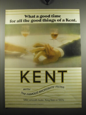 kent cigarette ads 1971 Kent Cigarettes Ad - What a good time for all the good things of a  Kent