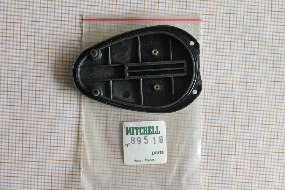 Plaque Carter Mitchell 498 XPRO Millenium – Pièce Détachée Moulinet – France – Neuf