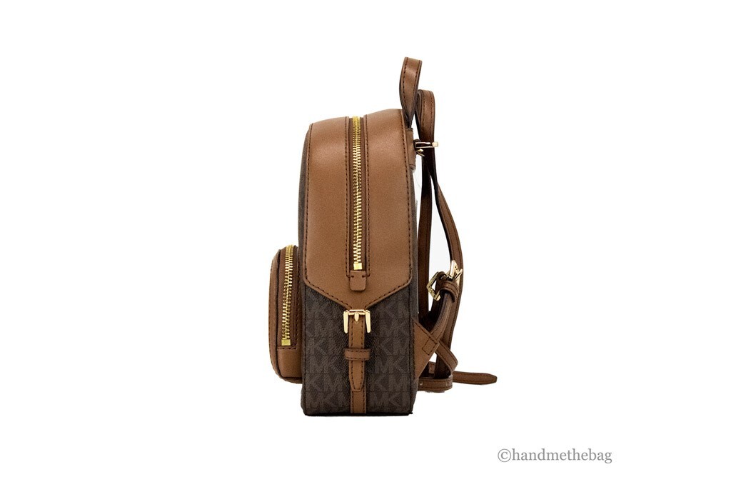 Michael Kors Jaycee mini XS Brown Signature PVC Zip Pocket  display picture 1