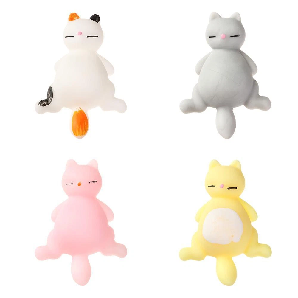 ADHD Autism Soft Lazy Cat Stress Relief Squeeze Toy Reliever