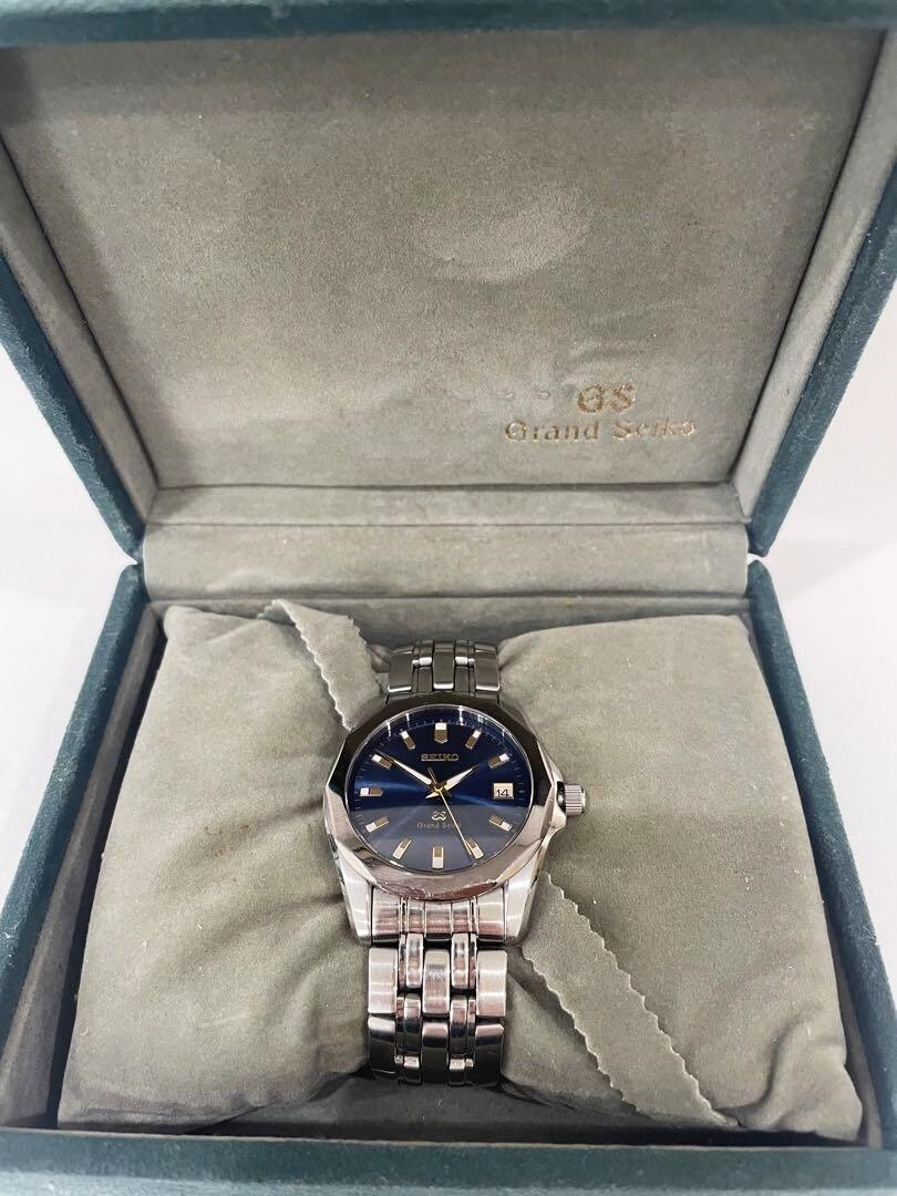 【稼働】グランドセイコー　ＳＢＧＦ００３　８Ｊ５６－８０００　紺文字盤 Grand Seiko SBGF003 8J56-8000 Navy blue Men's Watch Vintage