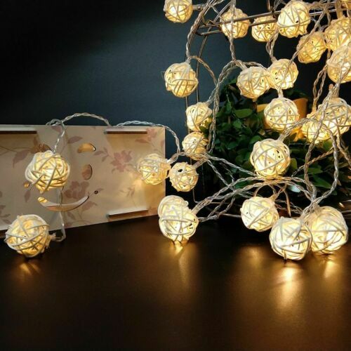 GE StayBright 100 Clear Lights Glitter Gem Garland 9 FT Clear Warm