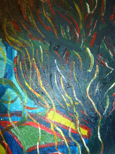 Original Oil on Canvasboard Expressionist Painting by Rolph Scarlett - Picture 9 of 15