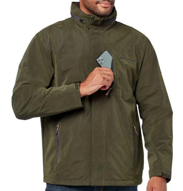 NEW! MENS RUGGED ELEMENTS TEXTURED WEAVE WEATHER RESISTANT TREK JACKET!  VARIETY | eBay