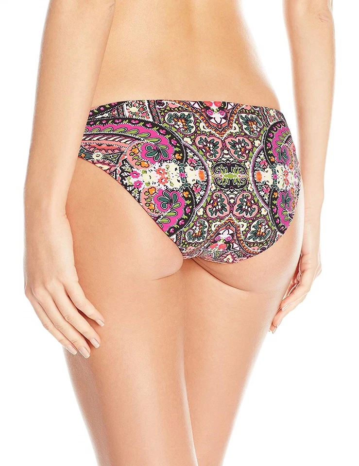 Parte inferior de bikini hipster tapiz para mujer Lucky Brand 145677 natación talla múltiple pequeña Foto 2 de 2