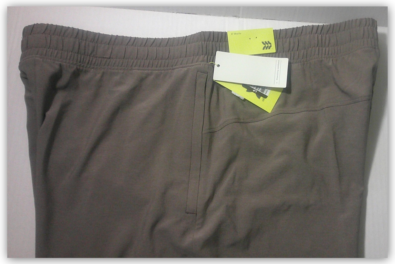 Men's Woven Every Day Shorts 8"  All in Motion Teal/Dark or light Gray/Brown