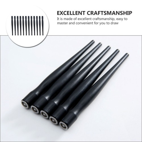 10 Pcs Black Plastic Pen Rod Writing Dip Holder Nibs and Holders - Bild 12 von 12