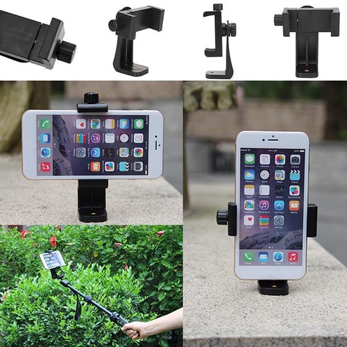 Universal Cell Mobile Tripod Adapter Mini Phone Holder Mount Smartphone Adapter^ - Picture 2 of 11