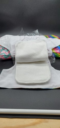 Naturally Nurture All-in-one Cloth Diapers 3 Diaper Sets With 2 Cloth Inserts Ea - Picture 4 of 5