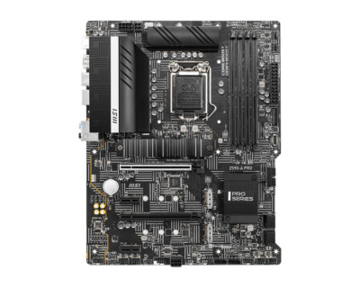 LGA 1200 4*DDR4 MSI Z590-A PRO Motherboard HDMI M.2 PS/2 Multi-GPU Support