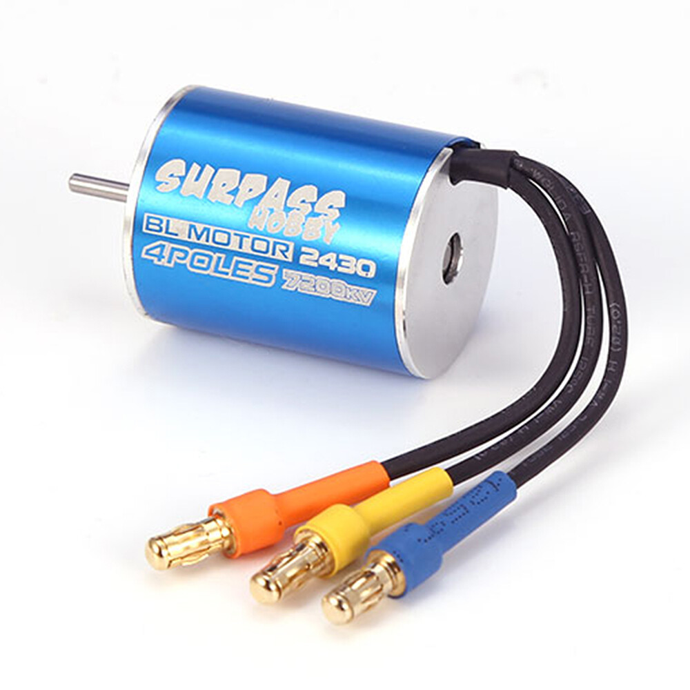 SURPASS HOBBY 2430 7200KV Motor With 25A Brushless ESC Combo for 1/18 ...