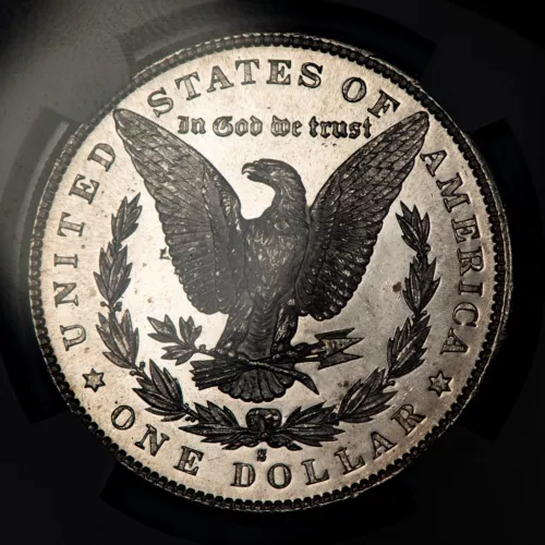 1881-S $1 Morgan Silver Dollar - Glassy Looks Proof-Like - NGC MS 64 - SKU-D6059