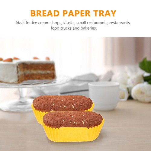 High Temperature Cake Cup Paper Loaf Bread Pan Liners Loaf Bread Tin Liners - Picture 4 of 12