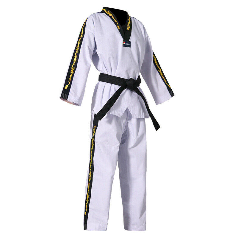 Adult Men Women Master Taekwondo Uniforms Dobok Tae Kwon Do