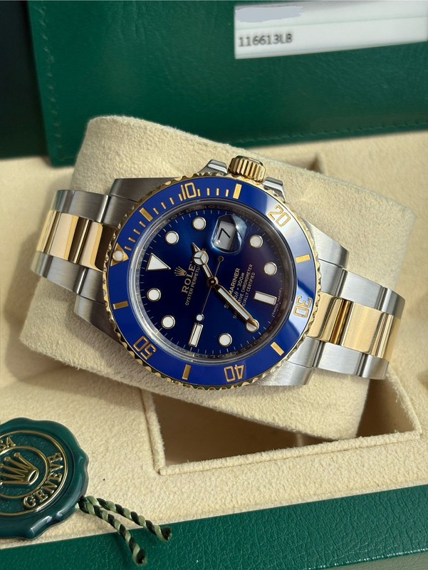 Rolex Submariner Blusey 116613LB Two Tone Stainless With 18k Gold Full Set