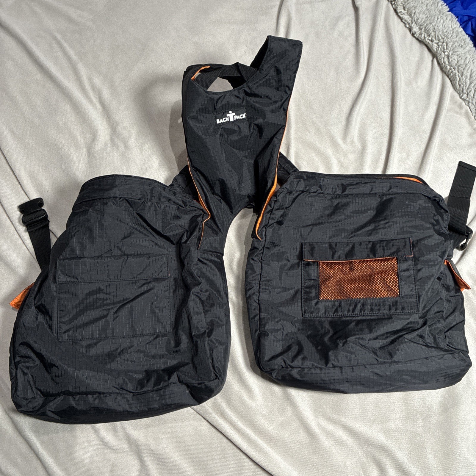 BackTPack Basic 3 Black Orange Backpack - image 1