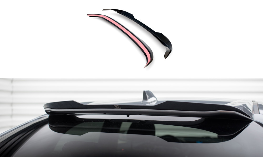Spoiler Cap Honda Civic Sport Mk 10 Maxton Design Plus Haut en ABS Noir Brillant