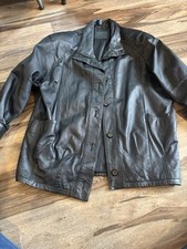 vintage jacqueline ferrar leather jacket Women  s medium black