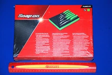 Snap-On NEW 6 Piece Green Essential Pliers / Cutters Set w/ PRO-FI Foam Holder