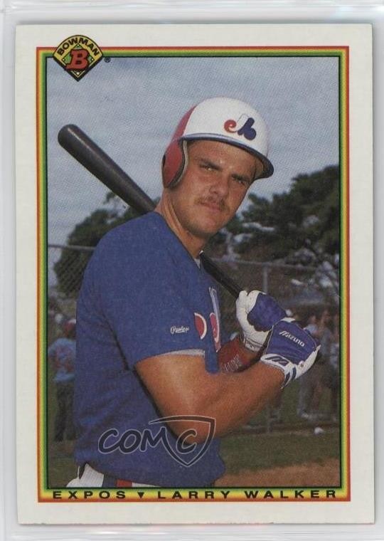 1990 Bowman Larry Walker #117 HOF 12g7