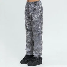 rare PLEASURES Jeffrey Nylon Gray Track Cargo Pants Size M