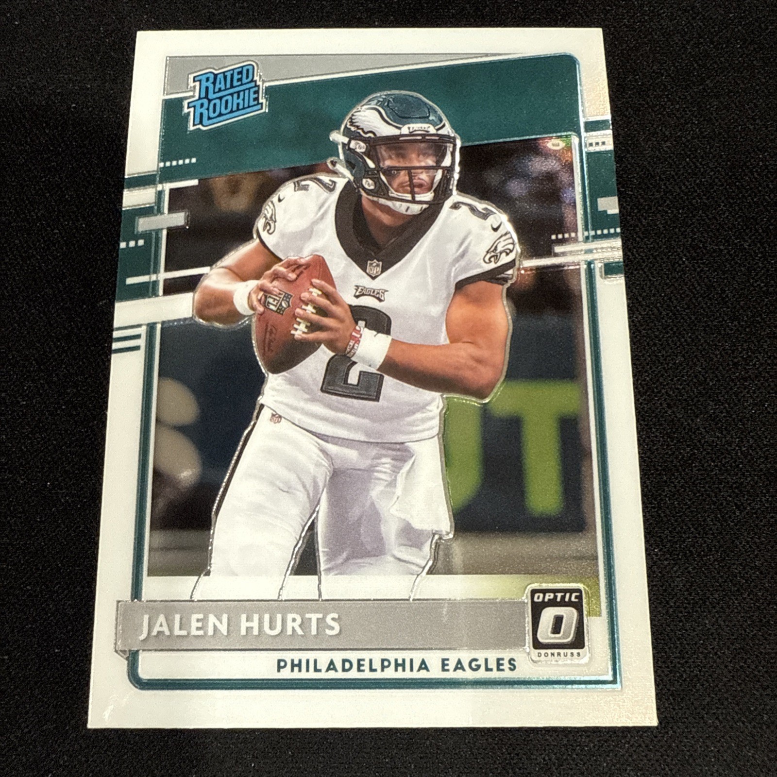 2020 Panini Donruss Optic Jalen Hurts Rated Rookie Card RC #164 EAGLES F240