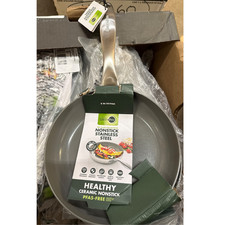 GreenPan 8  Frypan Tri-Clad Nonstick Stainles...