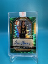 Azura Stevens 2023 WNBA Prizm green pulsar auto 04/25 Los Angeles Sparks