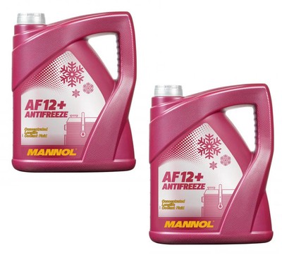10l Mannol 4112 Antifreeze AF12+ Longlife (pink) Frostschutz - Konzentrat 2x5l 