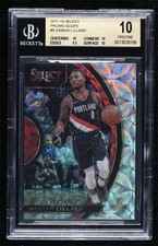 2017 Panini Select Concourse Scope Prizm Damian Lillard #9 BGS 10 PRISTINE 3c7