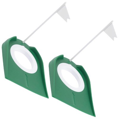 2 Pcs Golf-lochbecher Für Golftrainingsausrüstung Golf-Übungsgerät