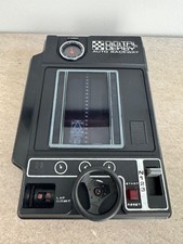 Vintage TOMY Digital Derby Auto Raceway Game w/Video WORKS GREAT  Nice Screen 