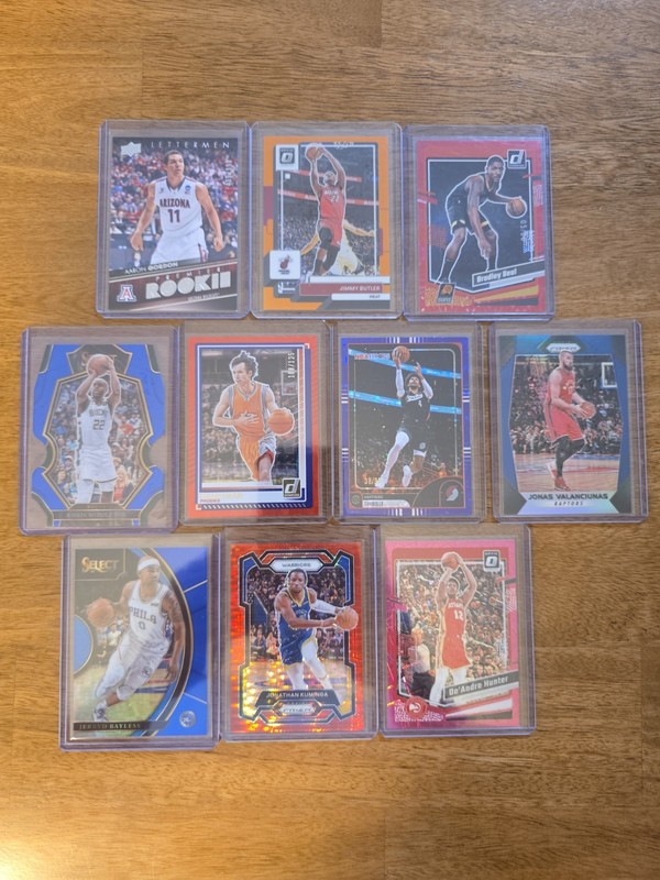 NBA 10 "GREAT" #D Card Basketball Lot (All Numbered) Rookies RC, Stars & Legends