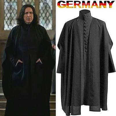 Harry Potter Professor Severus Snape Kostüm Cosplay Kostüm Eisenhaltig Fasching 