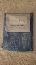 Bristin Baby Multi-use Cover Blue Green Nursing Infant Carseat