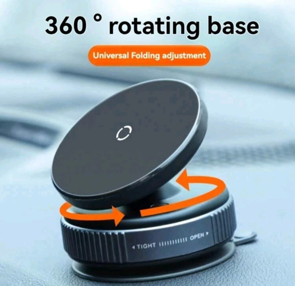 Soporte magnético de succión de vacío.  Soporte Para Celular Magnetico De Succión. Foto 2 de 4